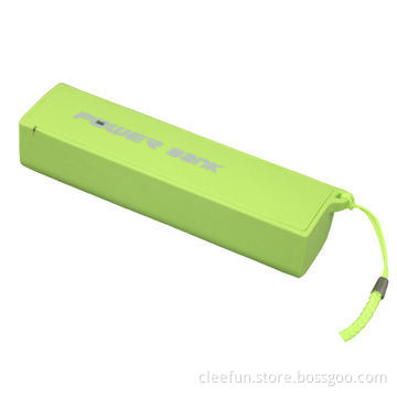 Best for promotion 2000mAh mini power bank with USB port, various colors are available